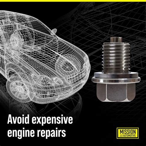 Buy 2 Pack] M14 x 1.5 MM Stainless Steel Oil Drain Plug with Neodymium ...