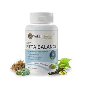 Pitta Balance Capsules | Balances Pitta Dosha | Improves Liver and Gall ...