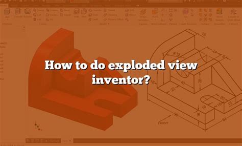 How to Do Exploded-View in Inventor 的图像结果