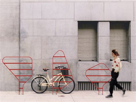 Galvanized steel Bicycle rack FORREST By Punto Design design Studio Pastina