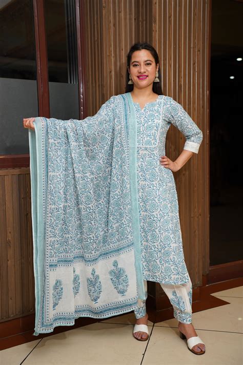 Buy Women Cotton Kurta Sets & Suits For Women - Apella