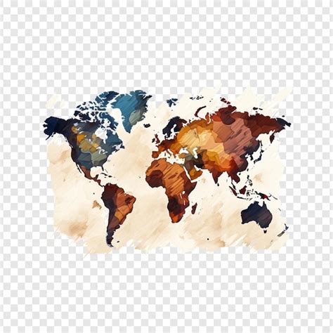 Clear World Map Without Background 的图像结果
