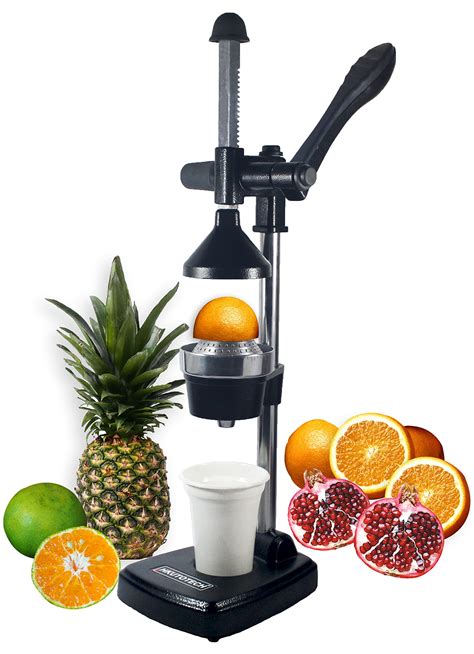 Buy HKUTOTECH Aluminium Hand Press Citrus Fruit Juicer, Cold Press ...