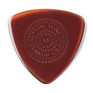 Dunlop 512P1.5 Primetone Triangle Sculpted Plectra with Grip, 1.5mm, 3 ...