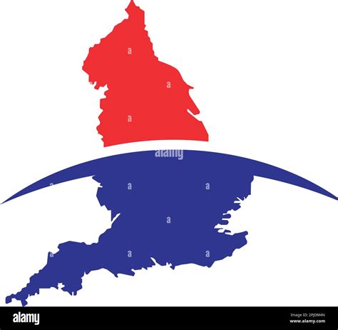 english country map logo illustration design Stock Vector Image & Art ...