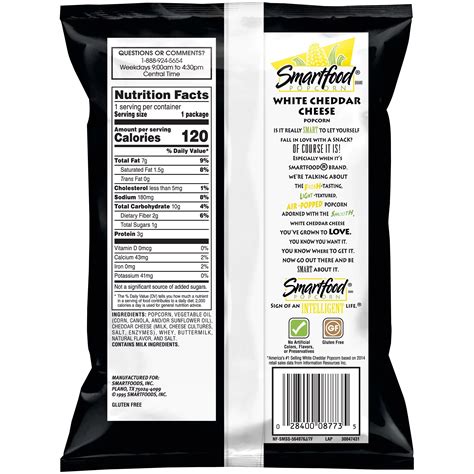 Smartfood White Cheddar Popcorn Calories - New Product Opinions ...