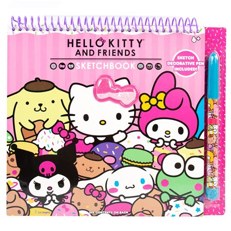 Buy Hello Kitty And Friends Café Sketchbook, 20-Page Hello Kitty ...