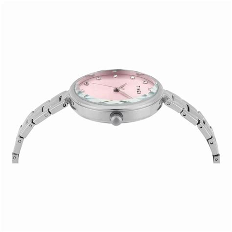 Timex Women Pink Dial Analog Watch - TWEL21700 – KRISHNA WATCH COMPANY