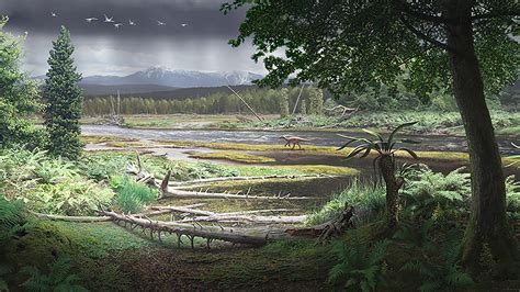 See the reconstructed home of 'polar dinosaurs' that…