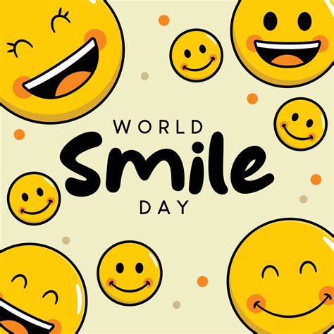 World smile day background 11224743 Vector Art at Vecteezy