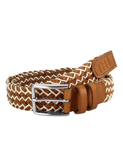 Buy ECHT Genuine Leather Braided casual semiformal Belt for men women ...