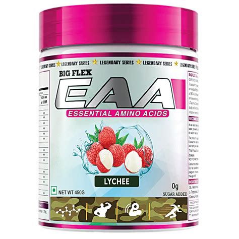 BigFlex EAA Essential Amino Acid [30 Servings, Lychee], Full Spectrum ...