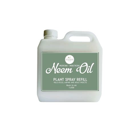 1 liter refill bottle Neem oil ready to use (kills aphids ,mites ,bugs ...