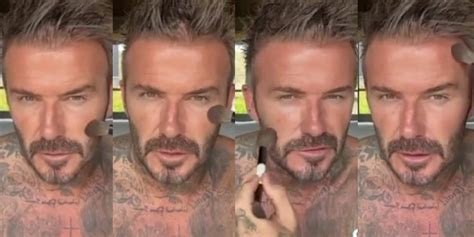 David Beckham, la lezione di make-up è virale sui social: la reazione ...