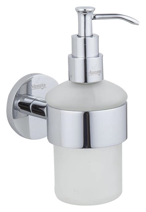 Vantage VLF-11014 Frosted Toughened Glass Liquid Soap Dispenser 100% ...