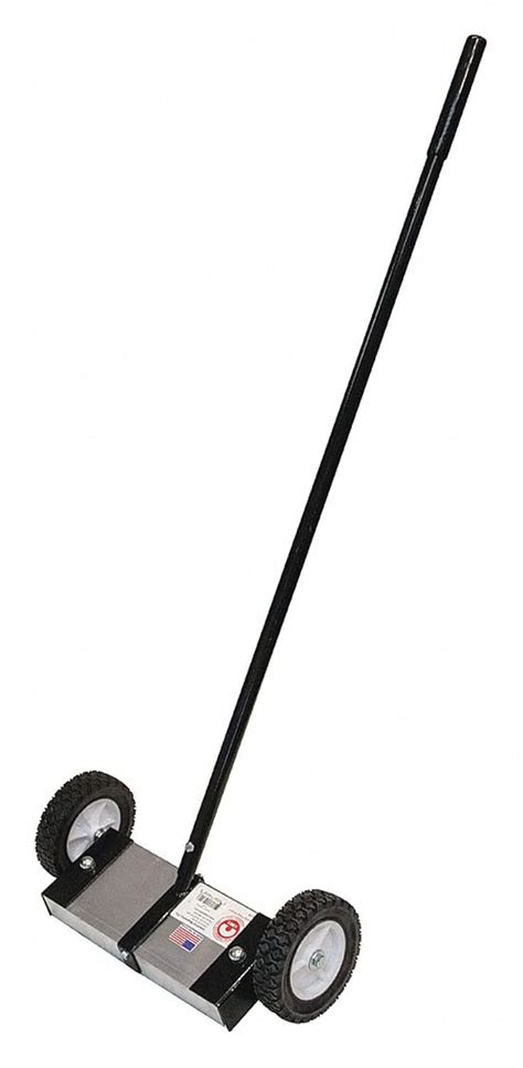 MAG-MATE FS1200 Magnetic Floor Sweeper with 6" Wheels, 12 x 5 x 42 ...