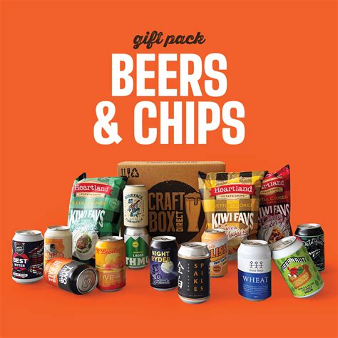 Craft Beer Gift Pack | 12 Beers + Chips – Craft Box Direct