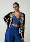 Shahi Mehrab Velvet Jacket