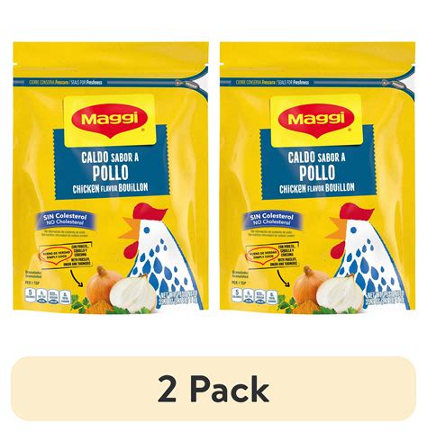 (2 pack) Maggi Caldo Sabor A Pollo Chicken Flavored Bouillon Powder ...