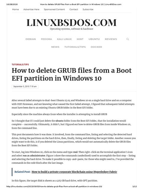 How to Remove Grub Bootloader Completely 的图像结果