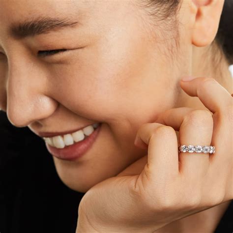 14K Rose Gold Seven Stone Low Dome Basket Diamond Ring (2.00 CTW - F-G ...