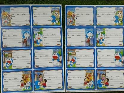 Super Easy Mixed Design Name Slip Note Books Cartoon Stickers School ...