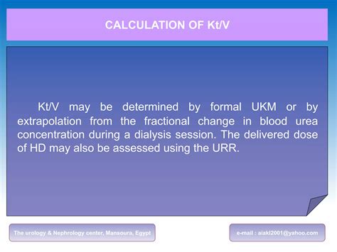 Hemodialysis Adequacy | PPT
