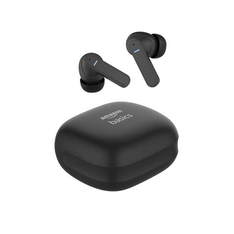 amazon basics True Wireless in-Ear Earbuds, Quad Mics ENC, up to 50ms ...