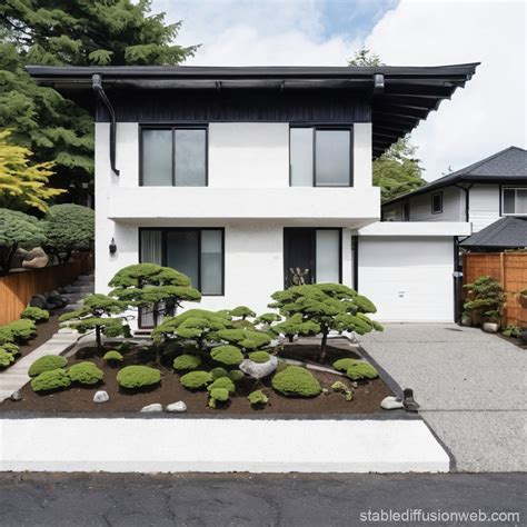 Modern Japanese House Floor Plan | Stable Diffusion Online