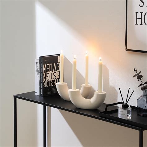 Felhcc Taper Candle Holders, Ceramic Boho Candle Holders India | Ubuy