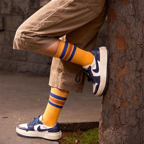 Classic Vintage Socks with Stripes – Comfy & Stylish | Thela Gaadi