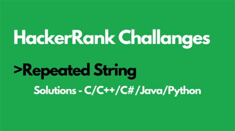 Image result for Repeated String Java HackerRank Solution