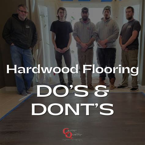 Hardwood floor maintenance is important - Carter Quality Hardwood Flooring