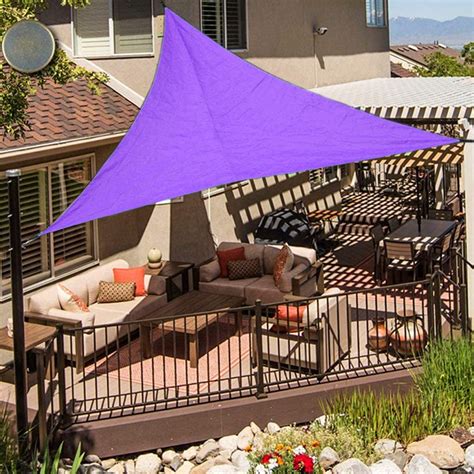 OldPAPA Sun Shade Sail Waterproof Triangle Sun Shade UV Block Sunscreen ...