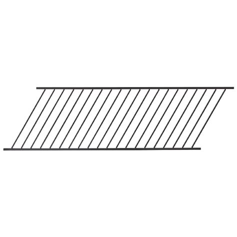 Fortress Building Products 6-ft x 34-in Black Sand Metal Deck Rail Kit ...