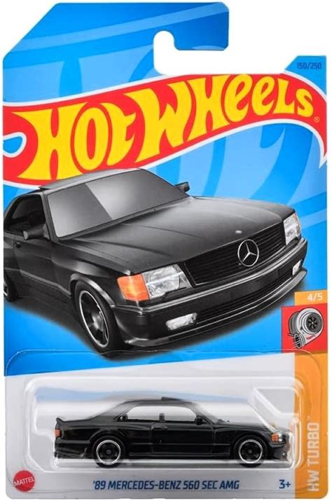 Buy Hot Wheels '89 Mercedes-Benz 560 SEC AMG (Black) 2023 HW Turbo ...