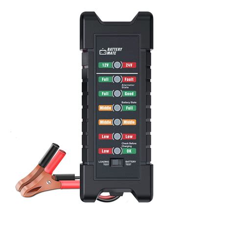 Buy OBDMONSTER Car 12V 24V Battery and Alternator r Automotive, Load r ...