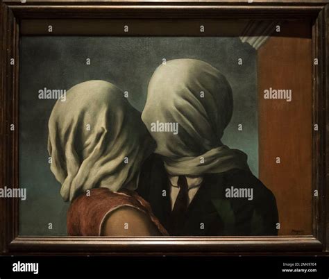 Magritte The Lovers Rene Magritte The Lovers Metal Wall Art