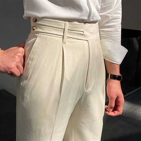 Custom Made White Cotton Pants for Men Gurkha Trouser High - Etsy