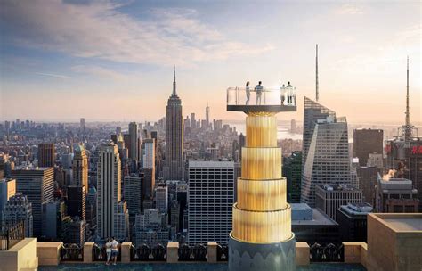 30 Rock's new 'skylift' observation platform and rooftop ride approved ...