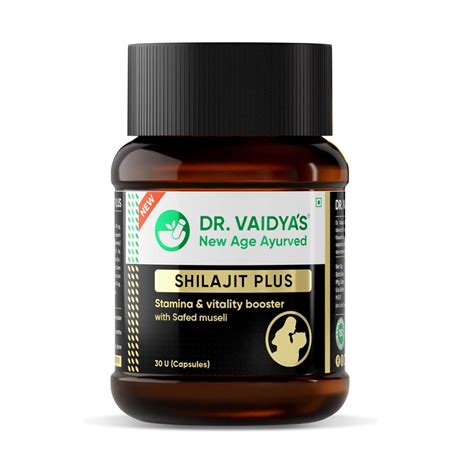 Buy Dr. Vaidya's Shilajit Plus Capsules | Helps Build Strength ...