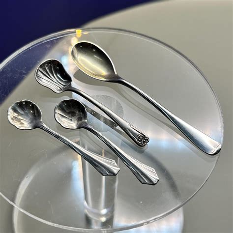 Salt Cellar Spoon, Sterling Silver, Spade, Large Right Facing Lion - Etsy