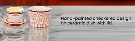 Buy Amoorcart Ceramic Butter Box Dish Tray Bell Container with lid ...