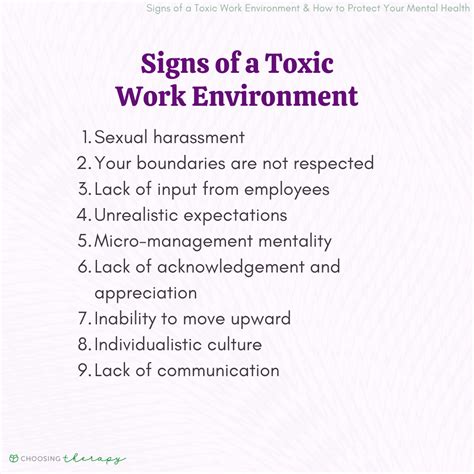 Hostile Work Environment Behaviors