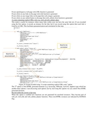 Image result for Load Runner Recording Options
