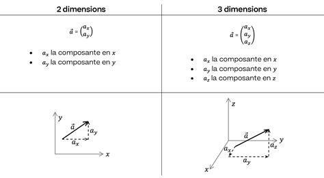 Composantes de vecteurs - Mathématiques : Explication et Exercices - evulpo