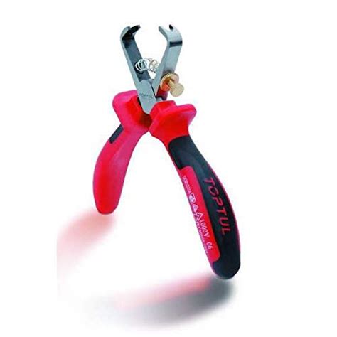 Toptul DGBD2106 VDE Insulated Wire Stripping Pliers : Amazon.in: Home ...