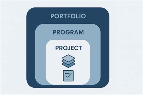 Image result for Portfolio vs Program vs Project