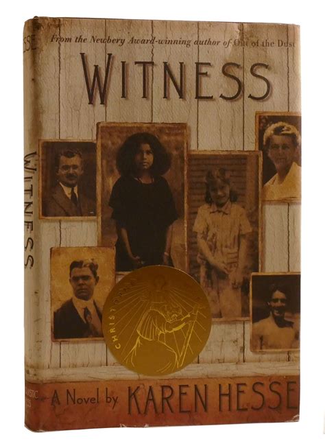WITNESS | Karen Hesse | First Edition; First Printing