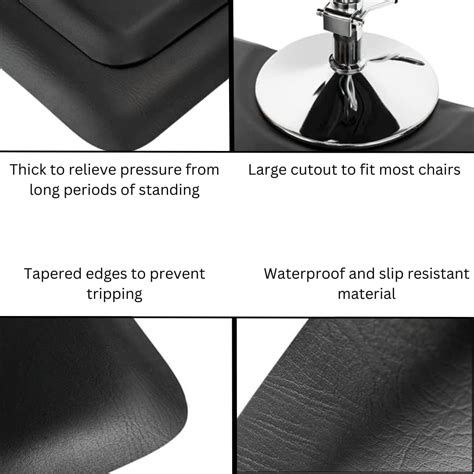 Floor Mat For Barbers And Salons - 1/2" Thick Waterproof Salon Mat ...